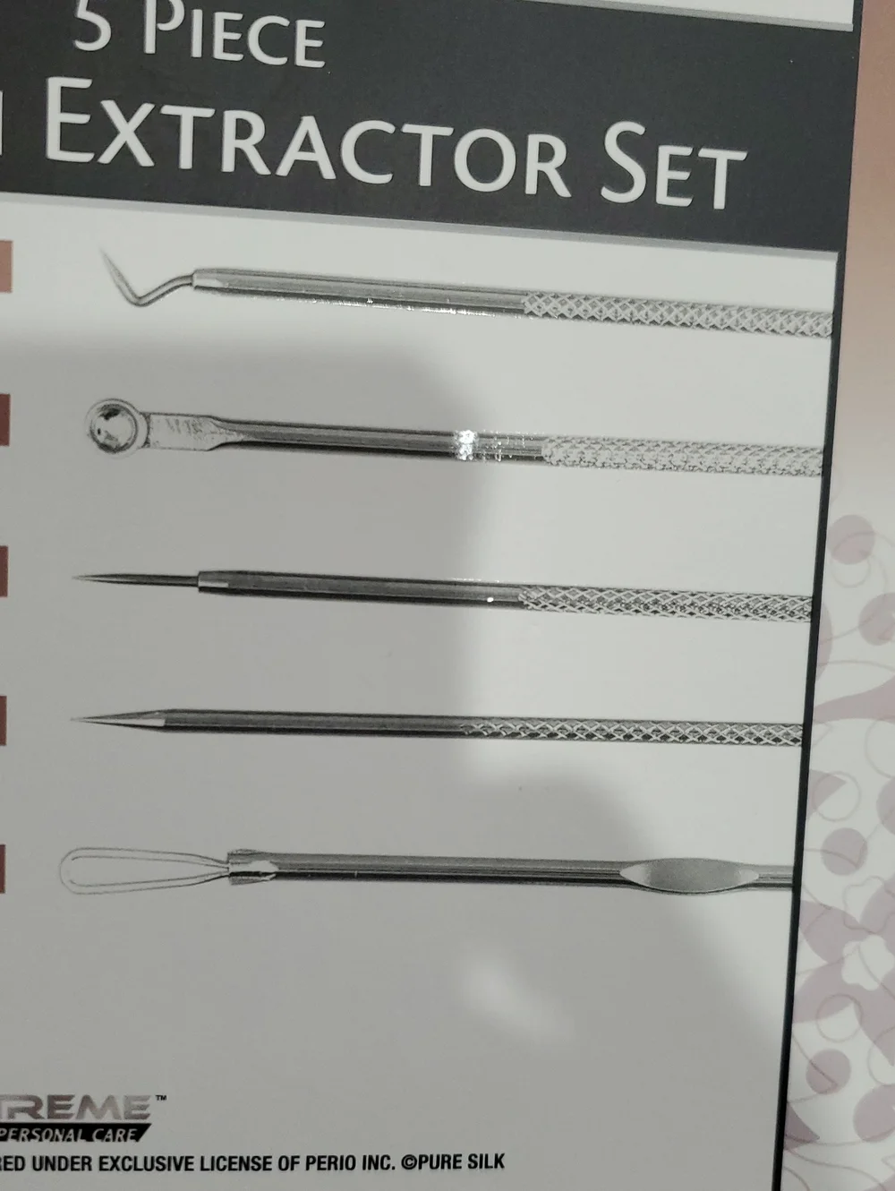 Pure Silk 5piece blemish extraction esthetician beauty skincare set brand new